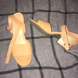 Old Navy Cognac Block Heel